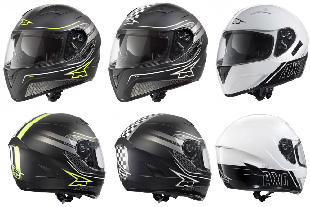 Modelos disponibles del casco integral Blade de AXO