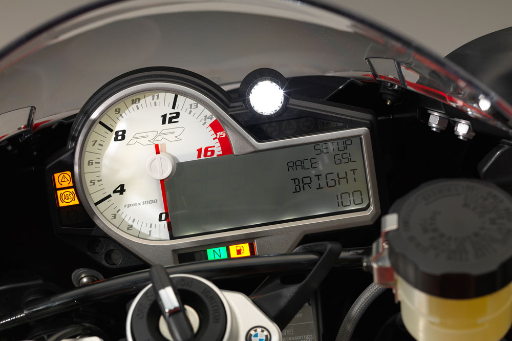 Cuadro de instrumentos de la BMW S 1000 RR