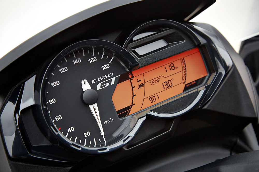 Cuadro de instrumentos del BMW C 650