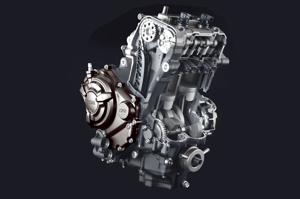 Motor de la Yamaha MT 07