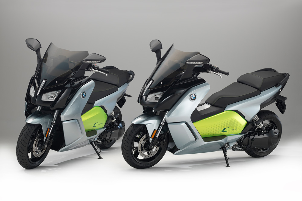 Dos modelos de BMW C Evolution
