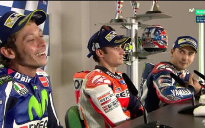 Duro enfrentamiento entre Lorenzo y Rossi en la rueda de prensa de San Marino