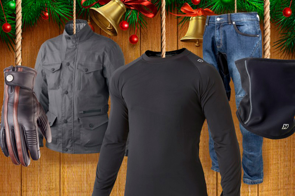 Equipamiento de moto Hevik para regalar en Navidad