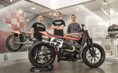 Harley-Davidson Factory presenta a su nuevo equipo de competición para las carreras Flat-Track
