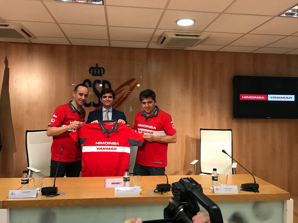 Gerard Farrés recibe las felicitaciones del Consejo Superior de Deportes