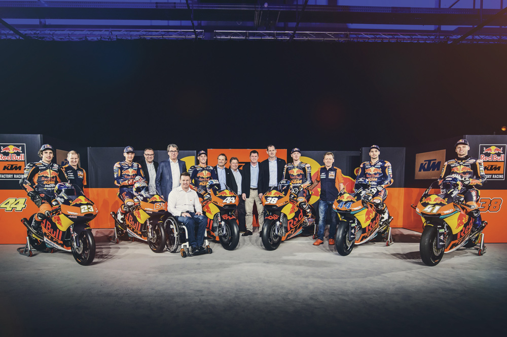 KTM y Red Bull comienzan una nueva era en MotoGP