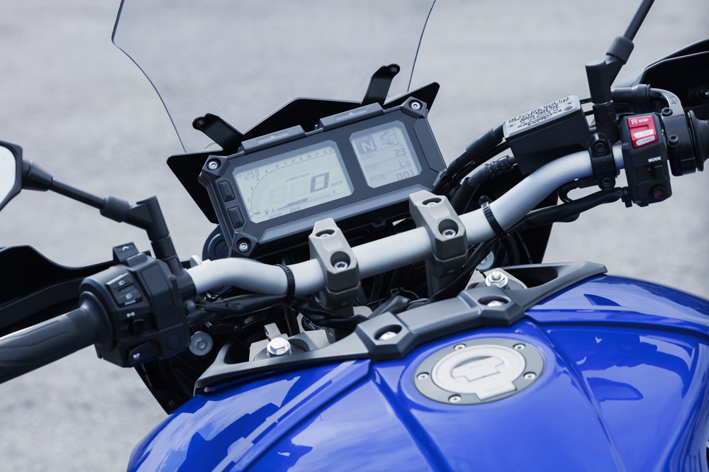 Cuadro de instrumentos de la Yamaha Tracer 900