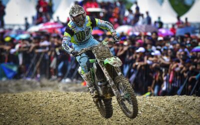 La lluvia, protagonista de la segunda prueba de MXGP en Indonesia