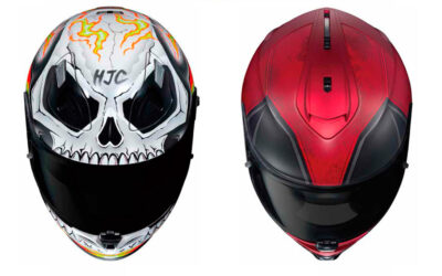 Nuevos Cascos Marvel Deadpool y Ghost Rider de HJC