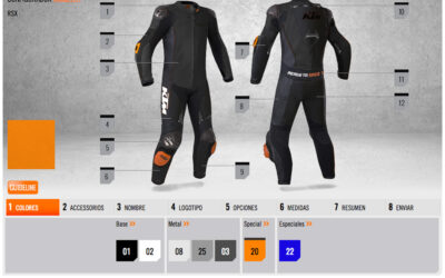 Personaliza tu mono de cuero RSX de KTM