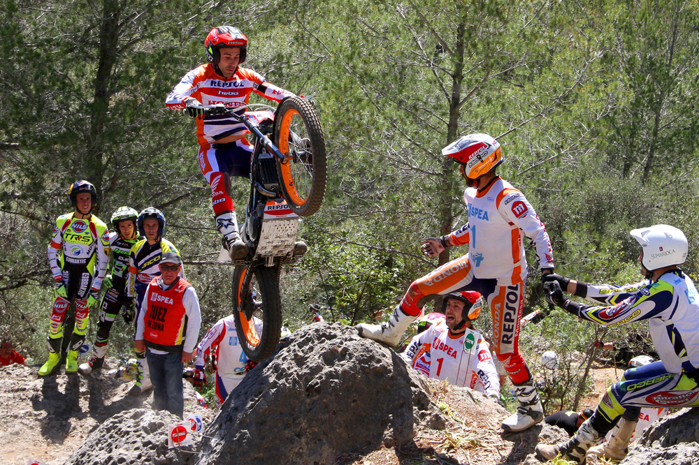 Victoria de Bou en el Campeonato de España de Trial en Mallorca