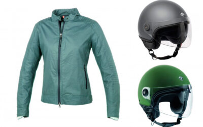Chaqueta Polette y casco El’Mettin de Tucano Urbano