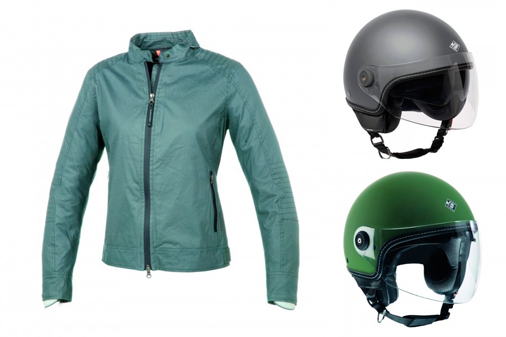 Chaqueta Polette y casco El’Mettin de Tucano Urbano