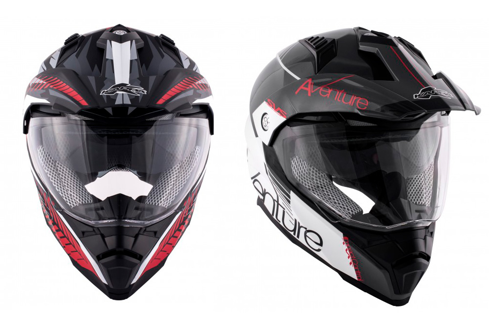Casco offroad KV30 Kappa negro-rojo
