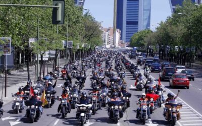 Más de 1500 Harleys recorrieron el centro de Madrid este fin de semana