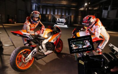 Los pilotos de Repsol, actores por un día