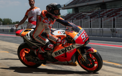 Marc Márquez nos da una vuelta por el Circuito de Catalunya