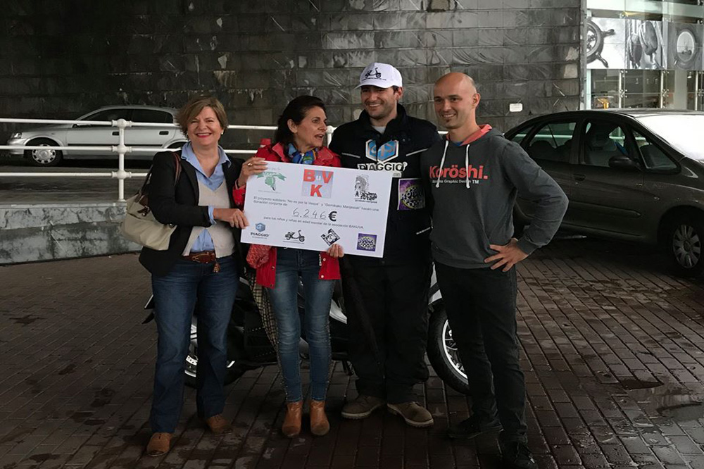 1.739 km en moto en menos de 24 horas por una buena causa