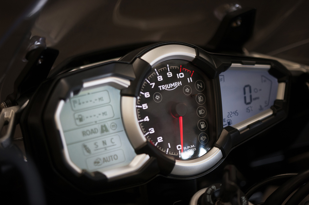 Cuadro de instrumentos de la Triumph Tiger Explorer 1200
