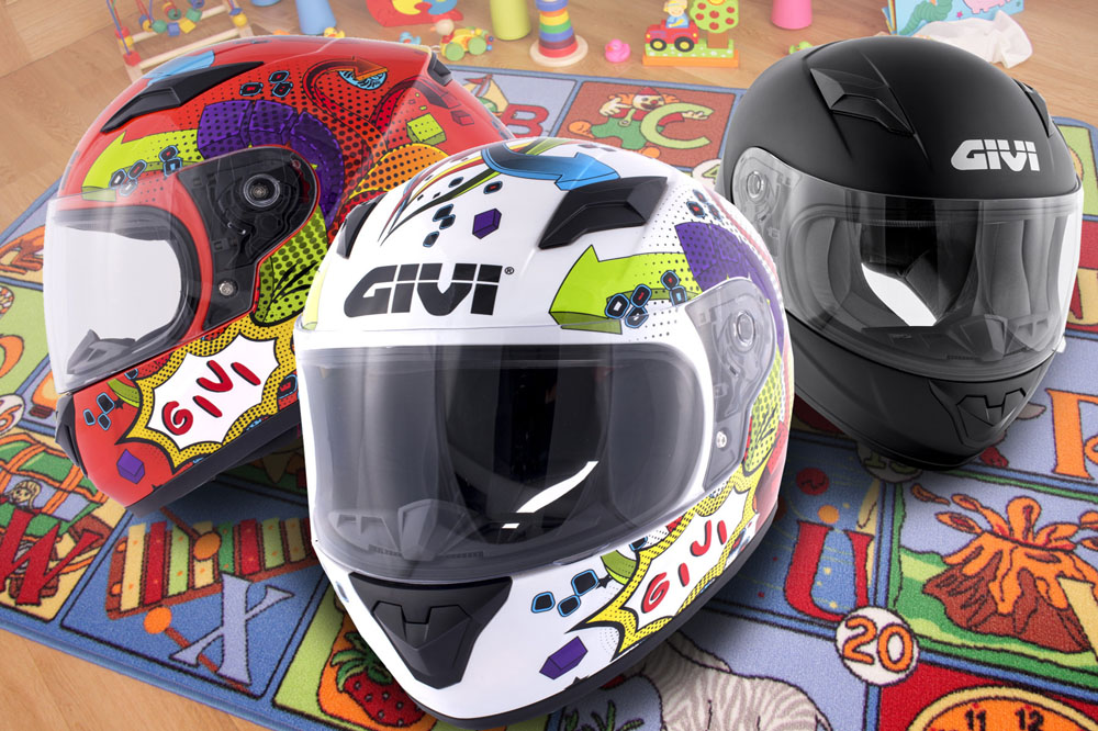 Conoce el nuevo casco de moto para niños de Givi
