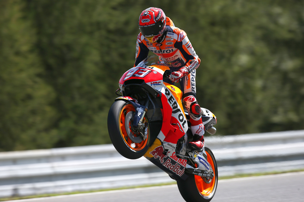 Pole para Marc Marquez en el GP de República Checa