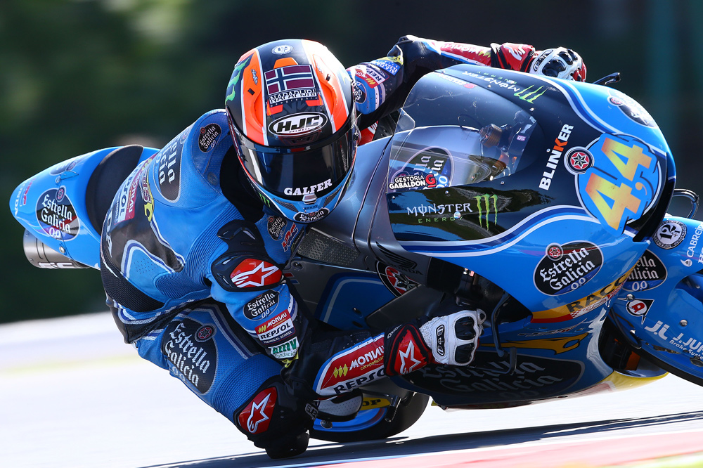 Victoria de Aaron Canet en Moto3 en el GP de Gran Bretaña