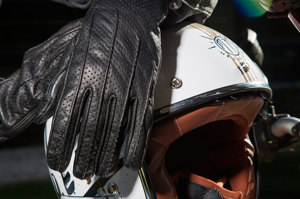 Guantes de piel para moto Seventy Degrees