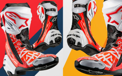 Homenaje a Dani Pedrosa de Alpinestars con sus botas edición limitada “Samurai” Supertech R