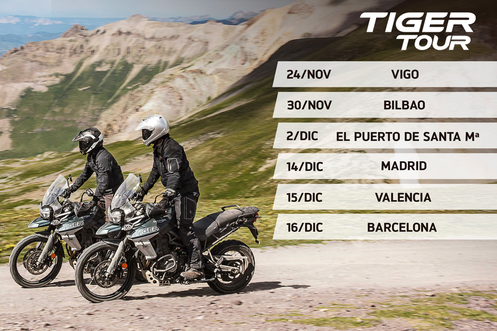 Calendario Triumph Tiger Tour