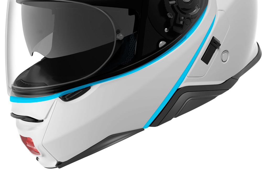 Casco Shoei Neotec II detalle mentonera