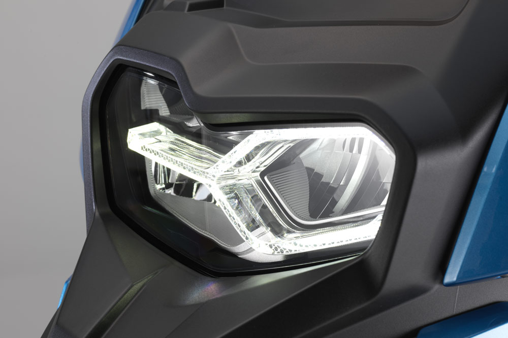 BMW C 400 X Scooter, faro delantero