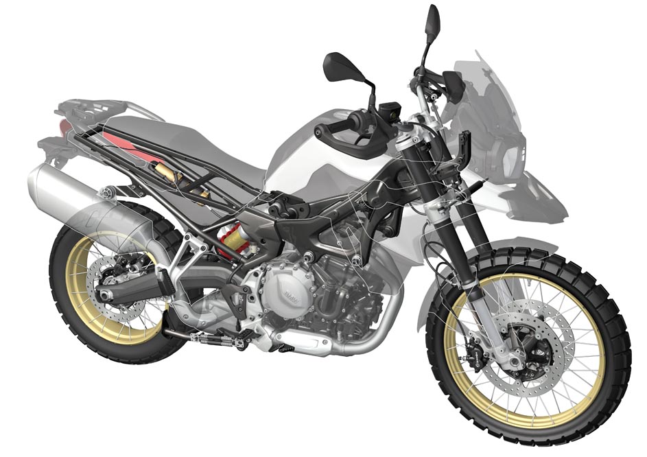 BMW F 750 GS 2018, chasis