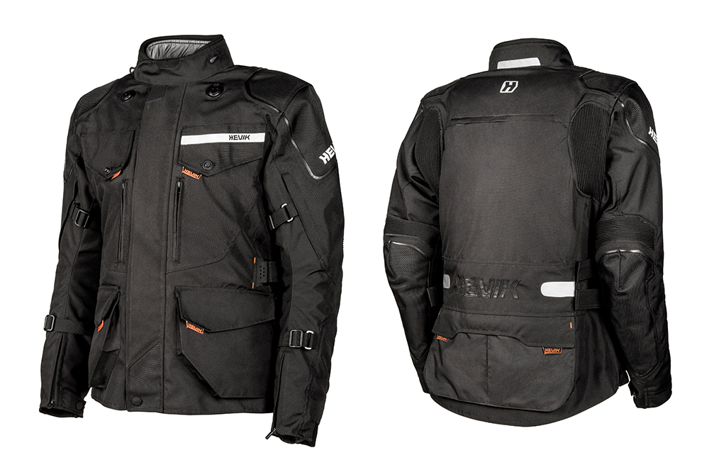 Chaqueta para moto Titanium de Hevik negro