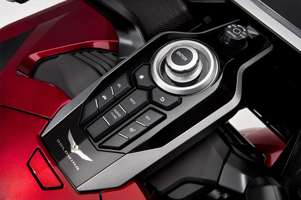 Instrumengación central de la Honda GL 1800 Goldwing 2018