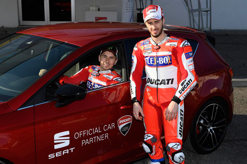 Jorge Lorenzo y su Seat León