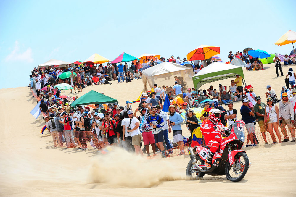 Dani Oliveras fue el mejor español clasificado en la cuarta etapa del Dakar 2018