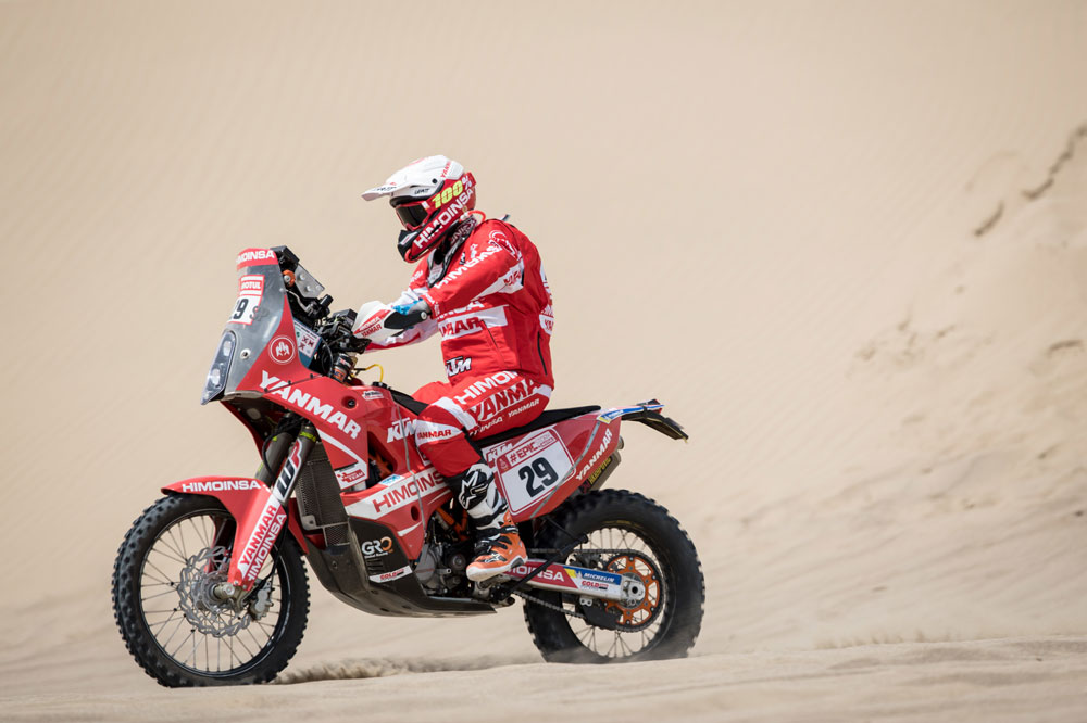 Dani Oliveras fue el mejor piloto español en la sexta etapa del Rally Dakar