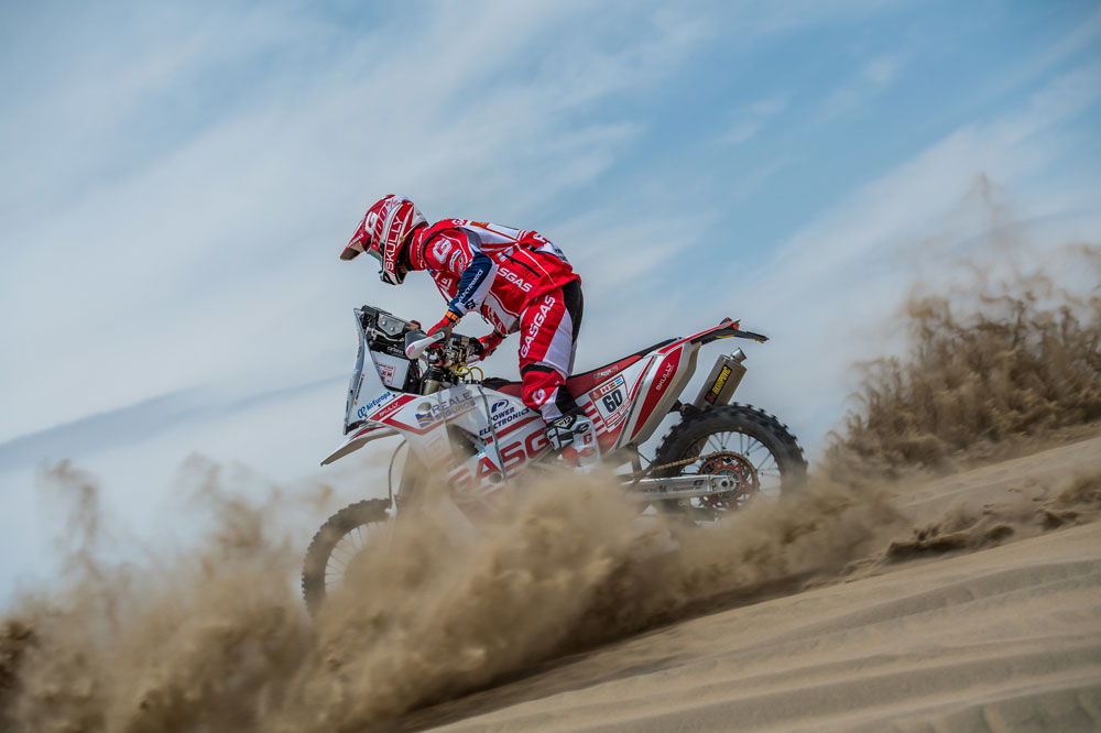 Johathan Barragán sigue su linea ascendente en el Dakar 2018