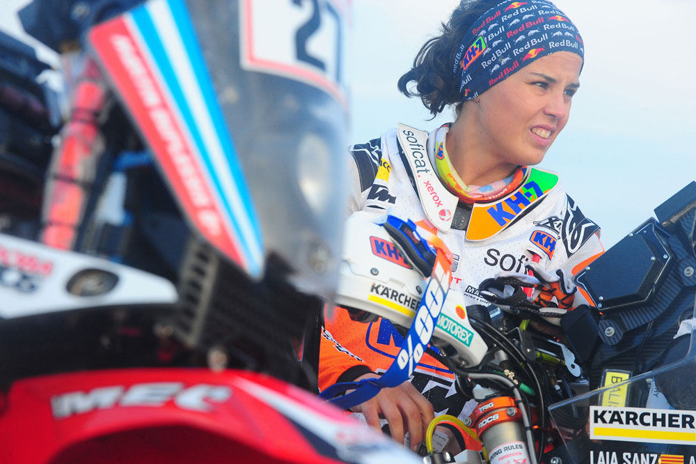 Laia Sanz, la mejor piloto femenina del Rally Dakar 2018