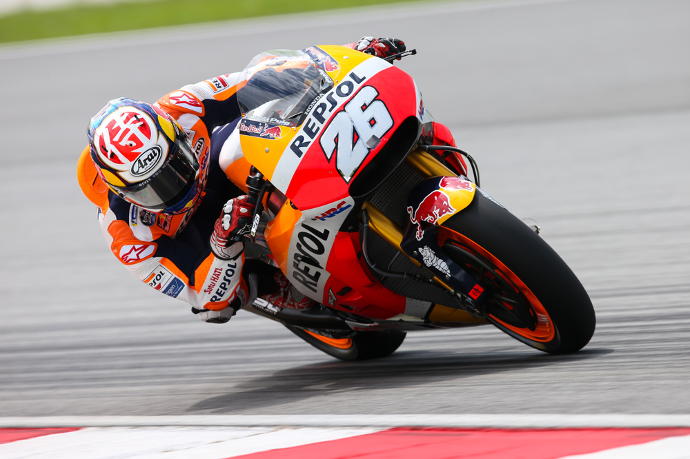 Entrenamientos MotoGP en Malasia: Honda, manda el primer día