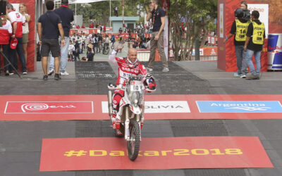 Jonathan Barragán tras la primera mitad del Dakar 2018