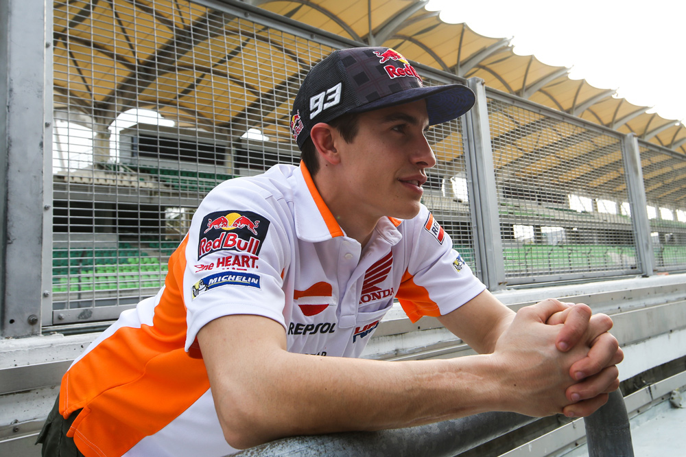 Marc Márquez se ha tomado con más tranquilidad esta primera sesión de entrenamientos en Malasia, séptimo mejor tiempo.