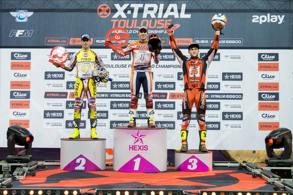 Podio del X Trial de Toulouse