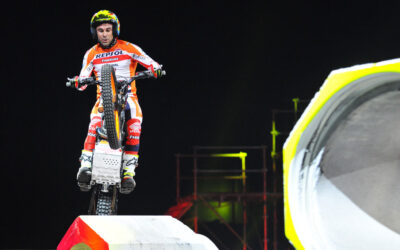 Victoria de Toni Bou en el Trial Indoor de Montpellier