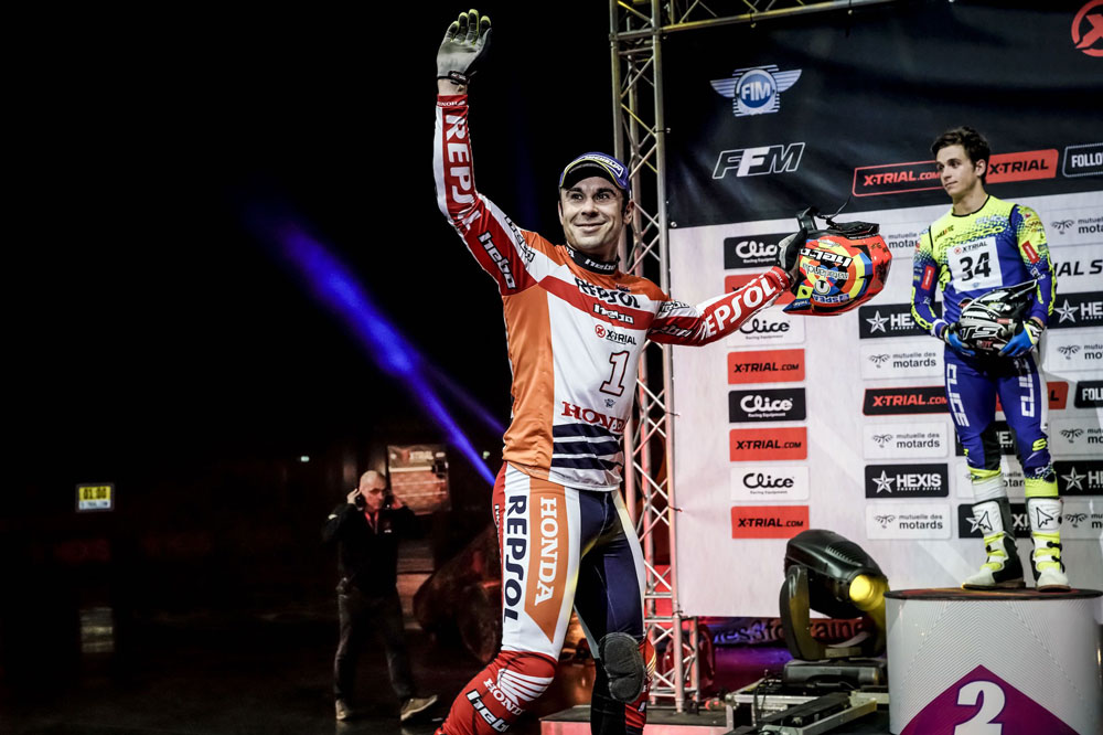 Nueva victoria de Toni Bou en el Trial Indoor de Estrasburgo