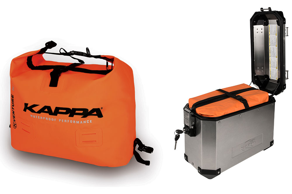 Bolsa TK768 y maleta KVE37 de Kappa