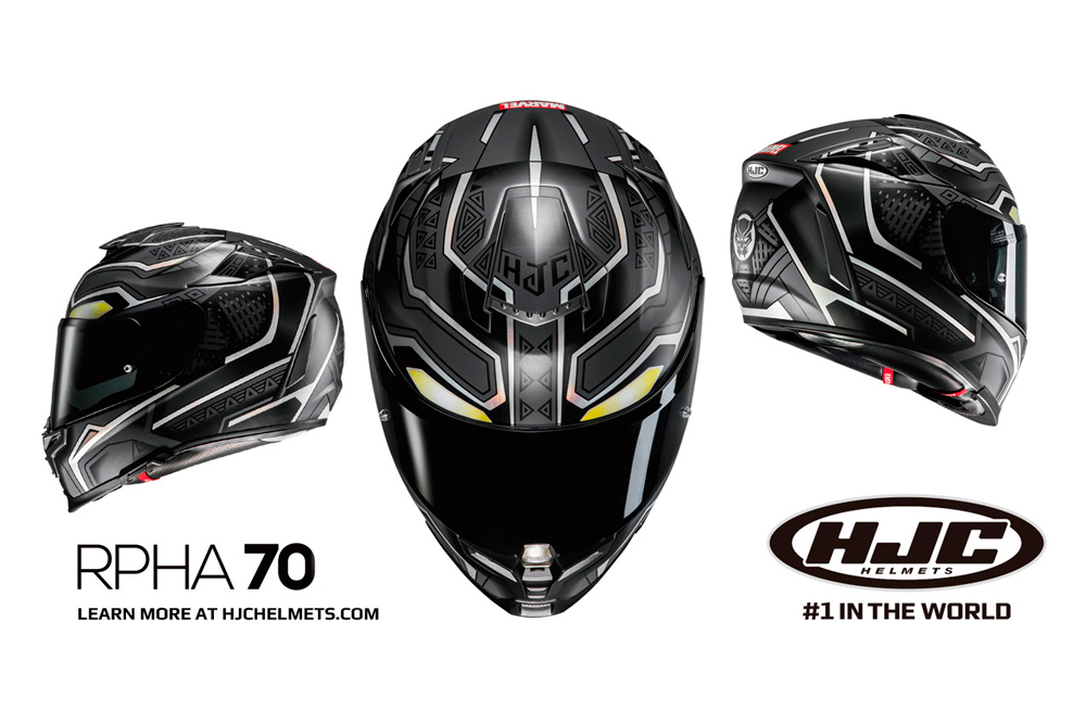 Casco integral RPHA 70 Black Panther de HJC