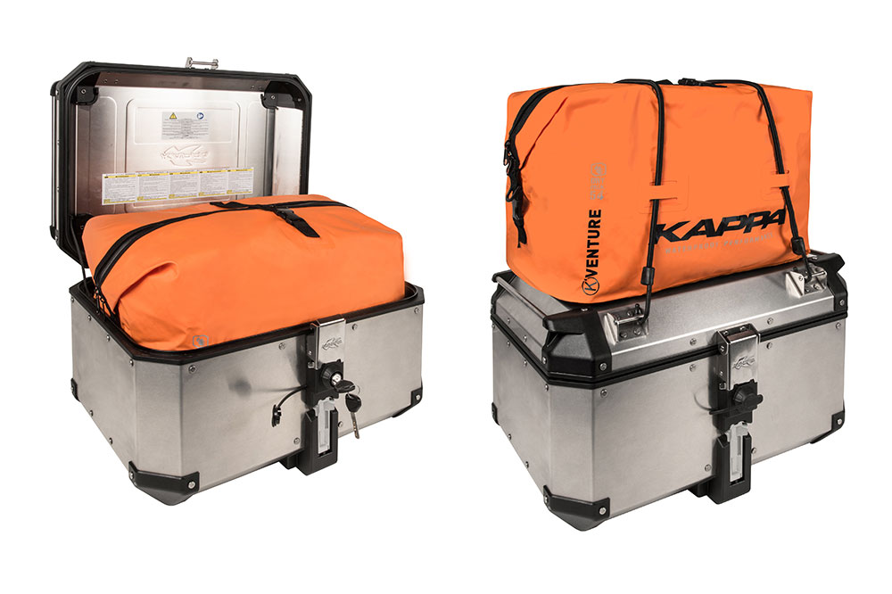 Bolsa TK767 y maleta KVE58 de Kappa