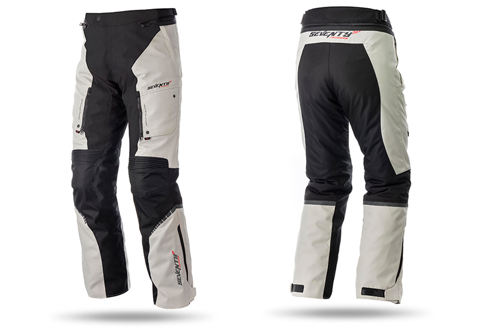 Pantalon touring SD-PT1 de Seventy Degrees en gris y negro