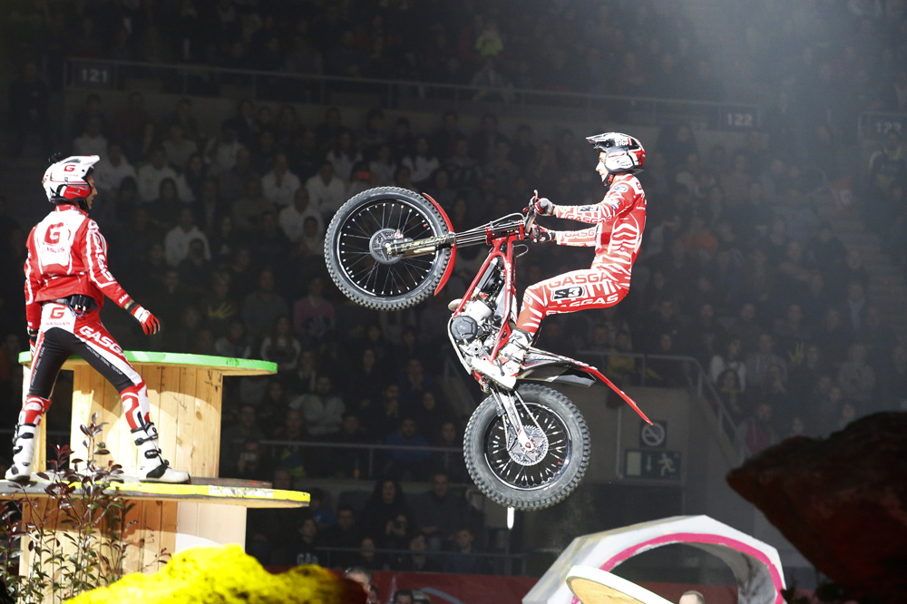 Jeroni Fajardo se subía al podio por primera vez con Gas Gas en el Mundial de X Trial en Barcelona